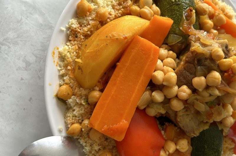 Moroccan Couscous with Vegetables & Meat